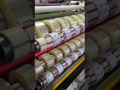 투명 / 투명한 노란색 BOPP 접착 포장 테이프