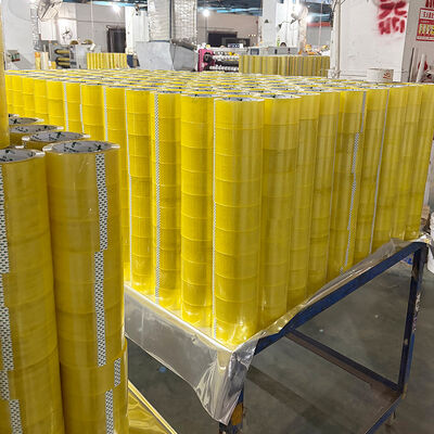 Transparent Yellow Strong Adhesive BOPP Shipping Packing Tape for Carton Sealing