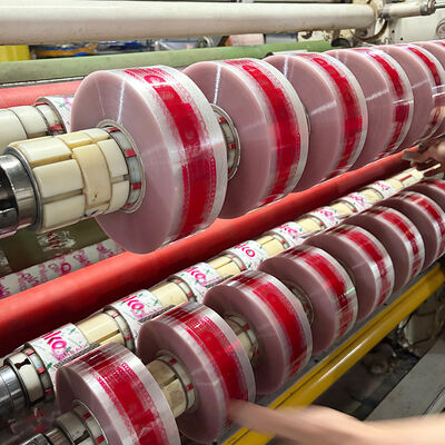 맞춤 디자인 로고 자체 접착 맞춤 포장